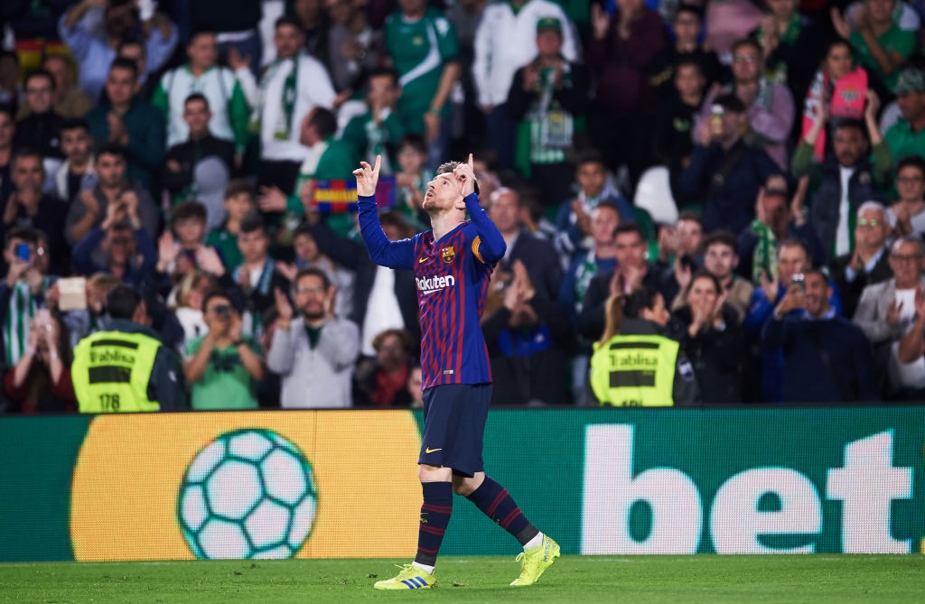 Messi Real Betis Balompie v FC Barcelona La Liga 1559850621