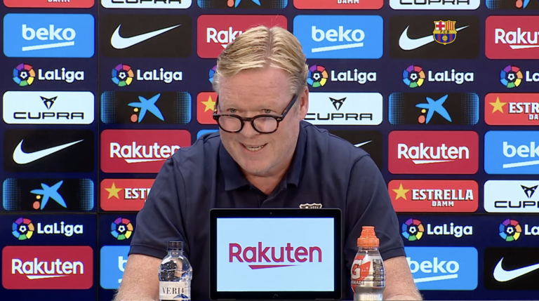 Denkwürdige Pressekonferenz: Koeman liest nur Statement vor!