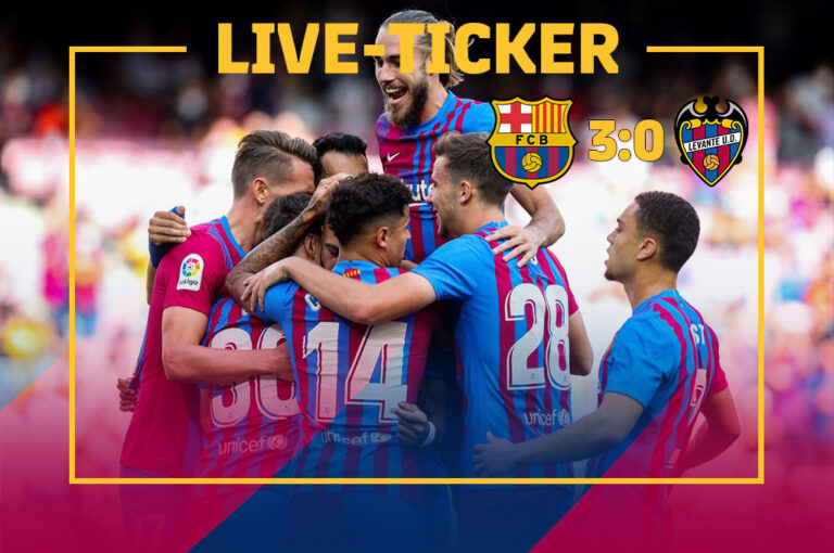Ticker Barcelona vs. Levante | 3:0! Barças schießt sich Frust von der Seele
