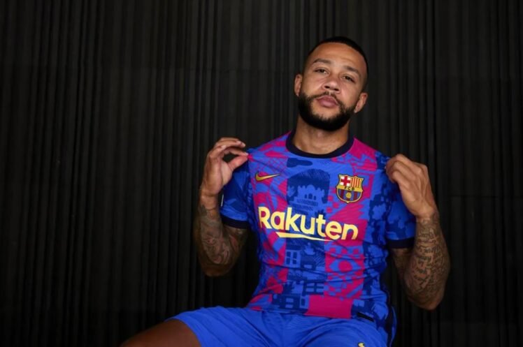 Barças neues Champions-League-Trikot.