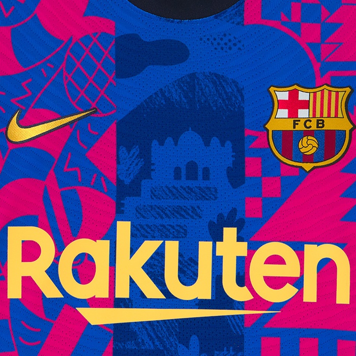 Barcelonas Heimtrikot in der Champions League