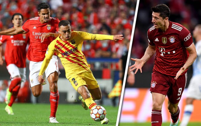 fc barcelona benfica fc bayern