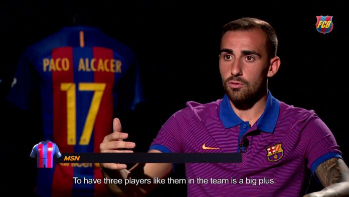 Paco Alcácer über sein neues Leben an der Seite von Messi, Neymar und Suárez