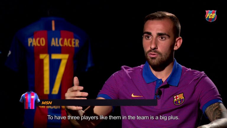 Paco Alcácer über sein neues Leben an der Seite von Messi, Neymar und Suárez