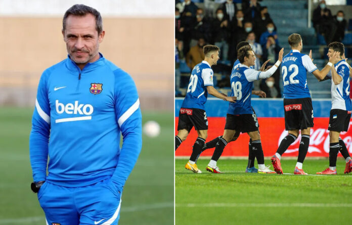 Sergi Barjuan Barcelona-Alaves-Vorschau