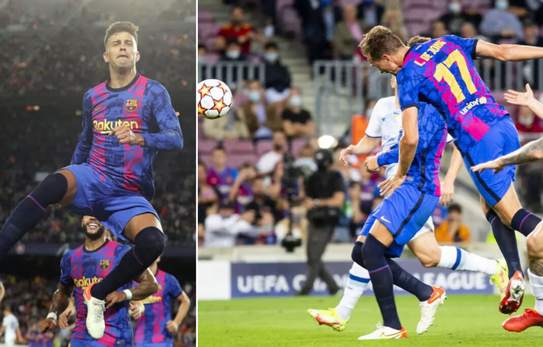 Gerard Pique Luuk de Jong Dynamo Kiew Champions League