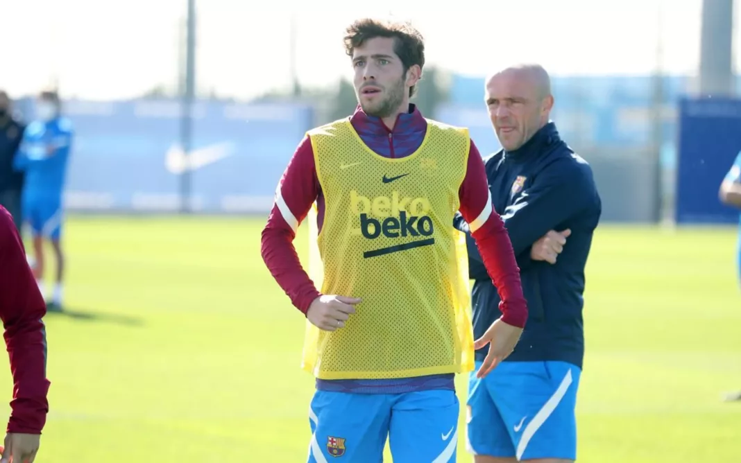 Sergi Roberto FC Barcelona Training