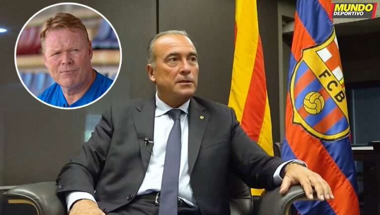 Barcelonas Vizepräsident Rafael Yuste sprach mit der Mundo Deportivo auch über Ronald Koeman.