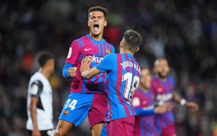 Mandatory Credit: Photo by Pressinphoto/Shutterstock (12541989ag) Philippe Coutinho of FC Barcelona, Barca celebrates af
