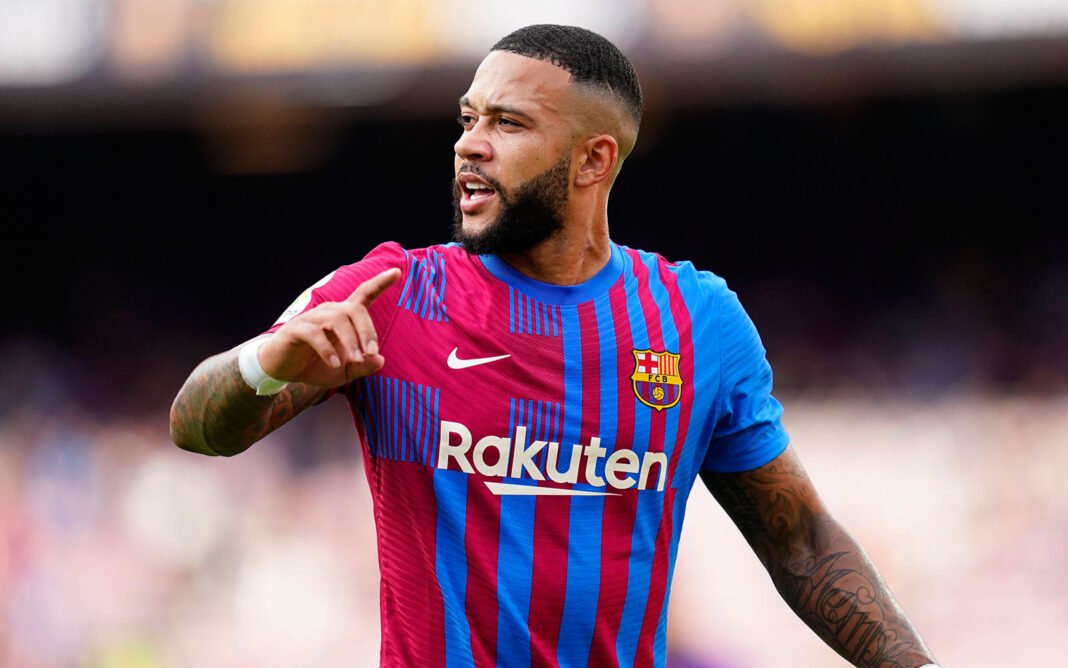 ESP: FC Barcelona, Barca Levante UD. La Liga Santander Memphis Depay of FC Barcelona during the La Liga match between FC