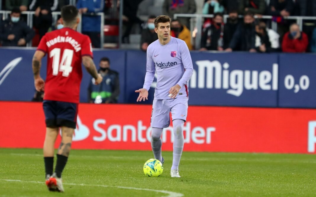 Osasuna hinderte Barça am Aufbauspiel durch das Zentrum und nutzte die Unaufmerksamkeiten bei Standards. Foto: Miguel Ruiz - FC Barcelona