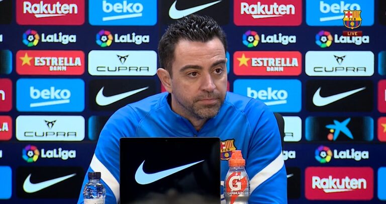 PK | Xavi verständnislos: “Manche Spieler verstehen Barças Positionsspiel nicht”