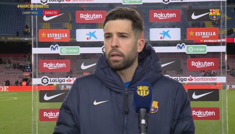 Stimmen | Jordi Alba bedröppelt nach 0:1 gegen Betis: “Ein Rückschritt”