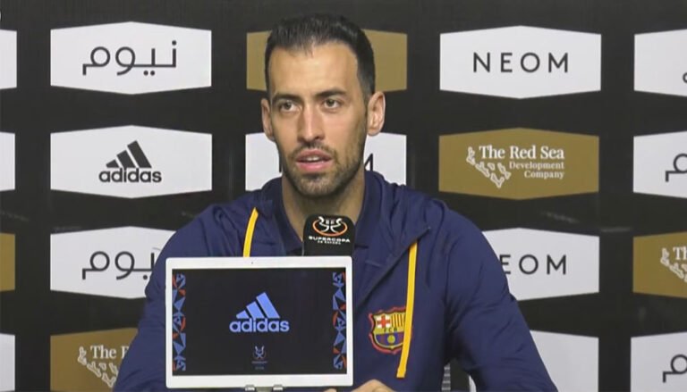 Busquets trotzt negativer Clásico-Serie: “Wenn es losgeht, wird das alles vergessen”