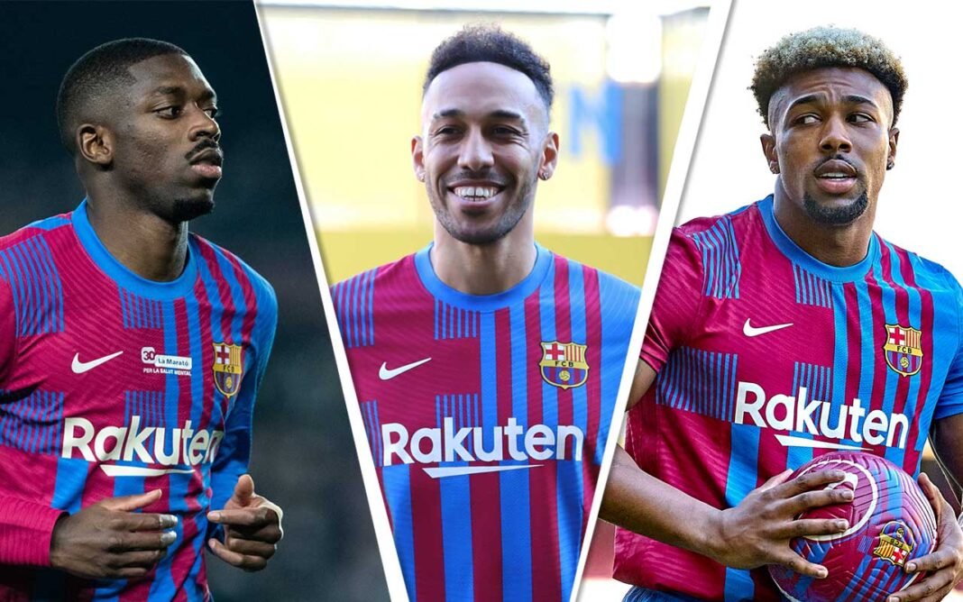 Ousmane Dembélé Pierre-Emerick Aubameyang Adama Traoré