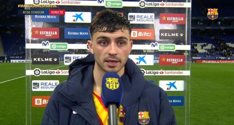 Stimmen | Pedri trotz späten Ausgleichs enttäuscht: “Gekommen, um drei Punkte zu holen”