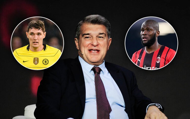 Andreas Christensen Joan Laporta Franck Kessié