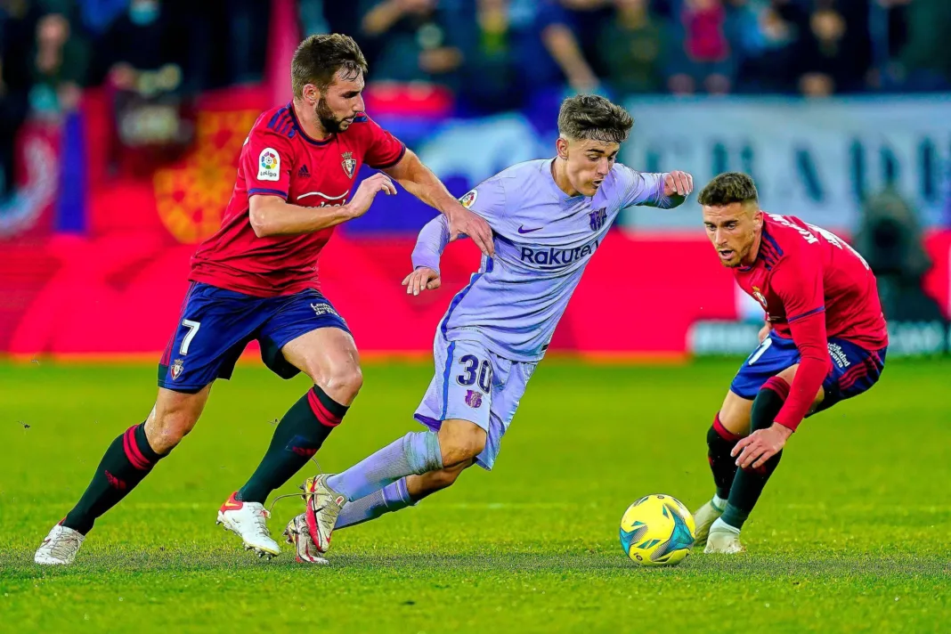 Barcelona Osasuna Gavi imago1008630940h