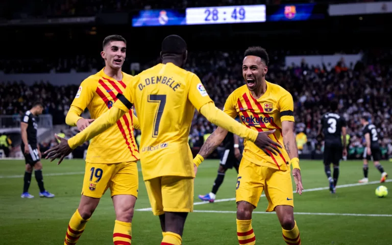 FC Barcelona Real Madrid Clasico Ferran Torres Ousmane Dembele Aubameyang