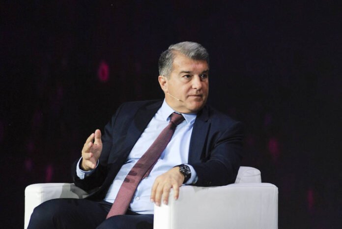 Joan Laporta Barça FC Barcelona Messi Koeman Xavi