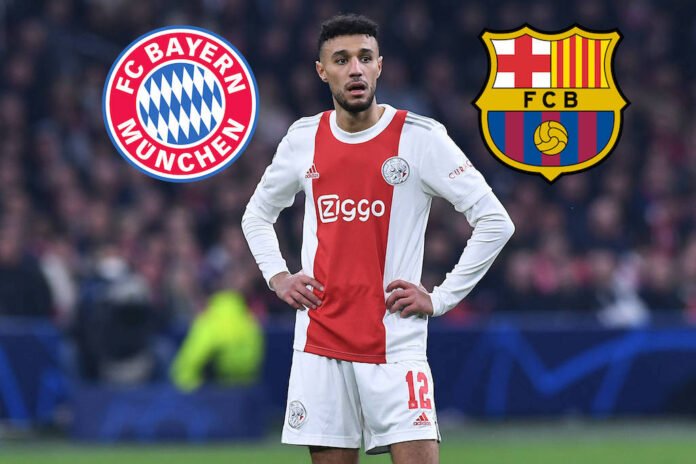 FC Barcelona Barça FC Bayern München Noussair Mazraoui Ajax Amsterdam Transfer Wechsel ablösefrei FC Barcelona Barça FC Bayern München Noussair Mazraoui Ajax Amsterdam Transfer Wechsel ablösefrei