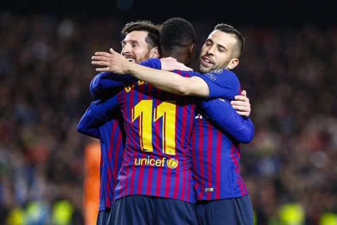 FC Barcelona Barça Jordi Alba Lionel Messi Ousmane Dembele Interview