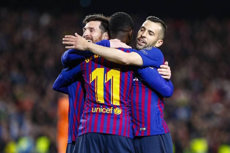 FC Barcelona Barça Jordi Alba Lionel Messi Ousmane Dembele Interview