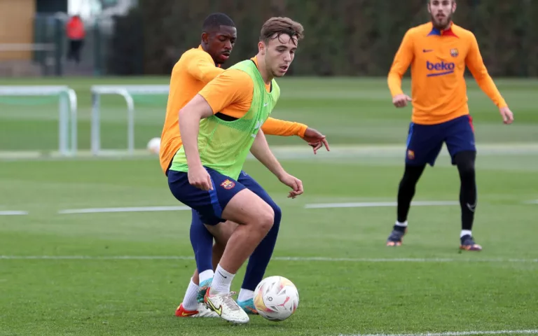 Nico Gonzalez FC Barcelona Training