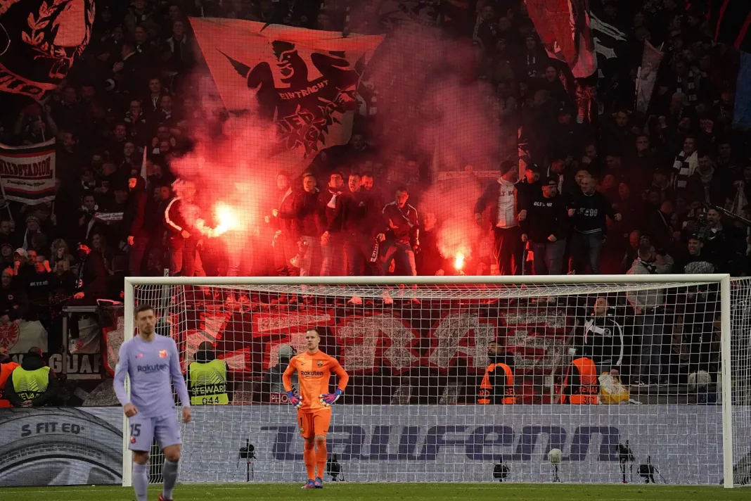 Eintracht Frankfurt FC Barcelona Europa League Viertelfinale Hinspiel 1-1