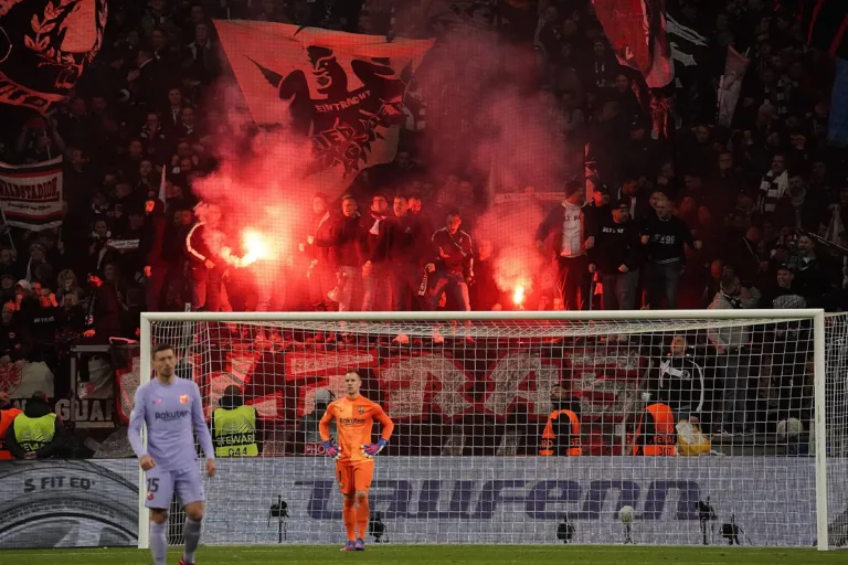 Eintracht Frankfurt FC Barcelona Europa League Viertelfinale Hinspiel 1-1