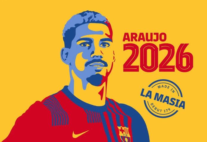 Ronald Araujo FC Barcelona Vertrag Contract Ronald Araujo FC Barcelona Vertrag Contract