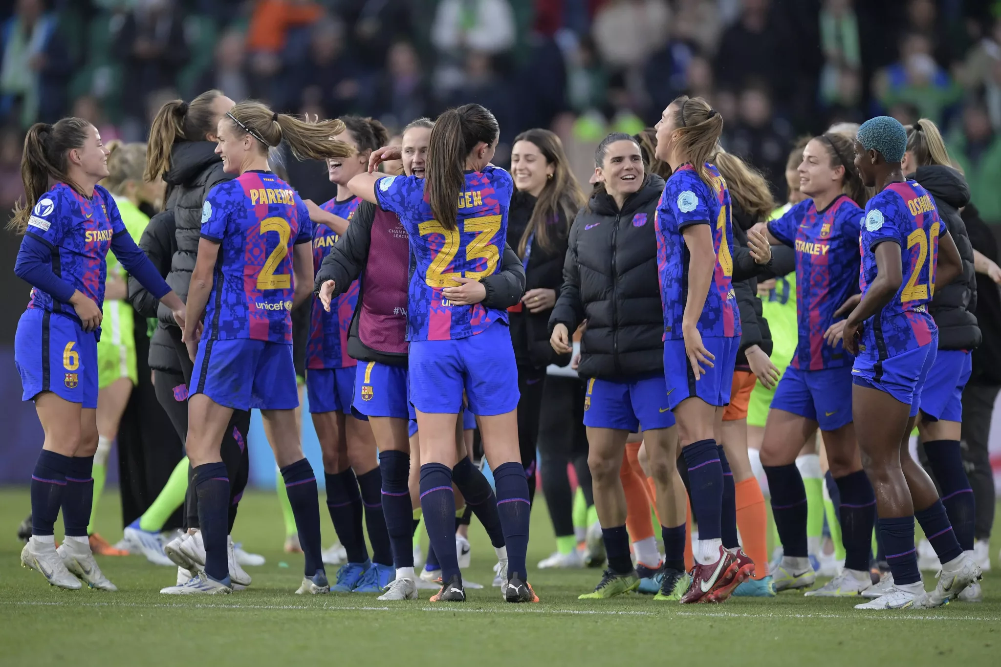 FC Barcelona Frauen VfL Wolfsburg Frauen UEFA Womens Champions League Halbfinale