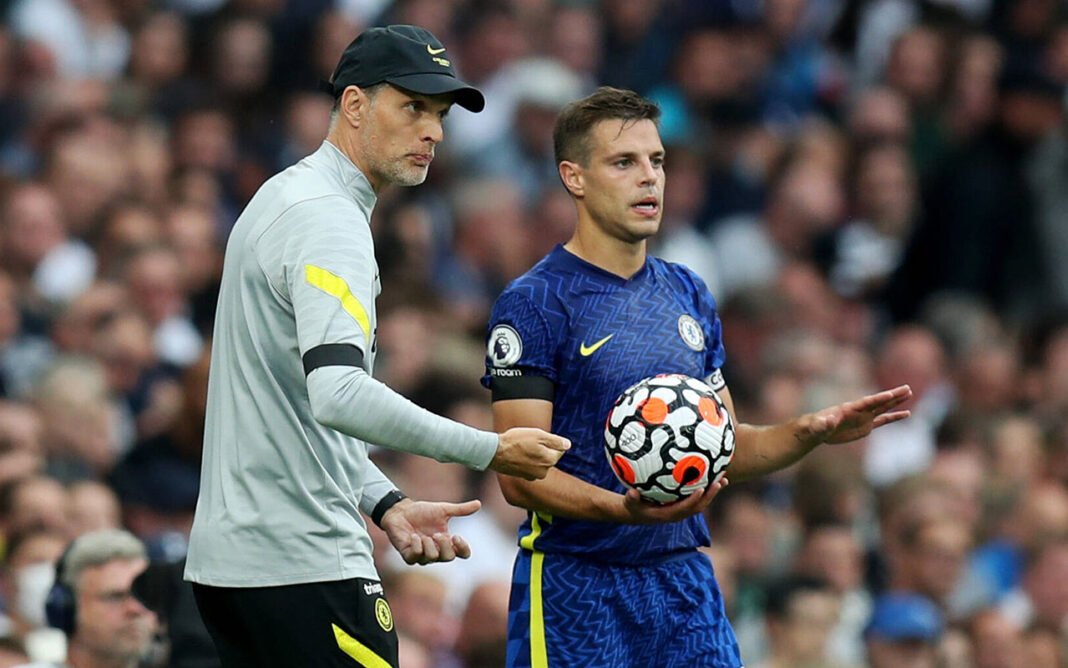 Thomas Tuchel Cesar Azpilicueta FC Chelsea