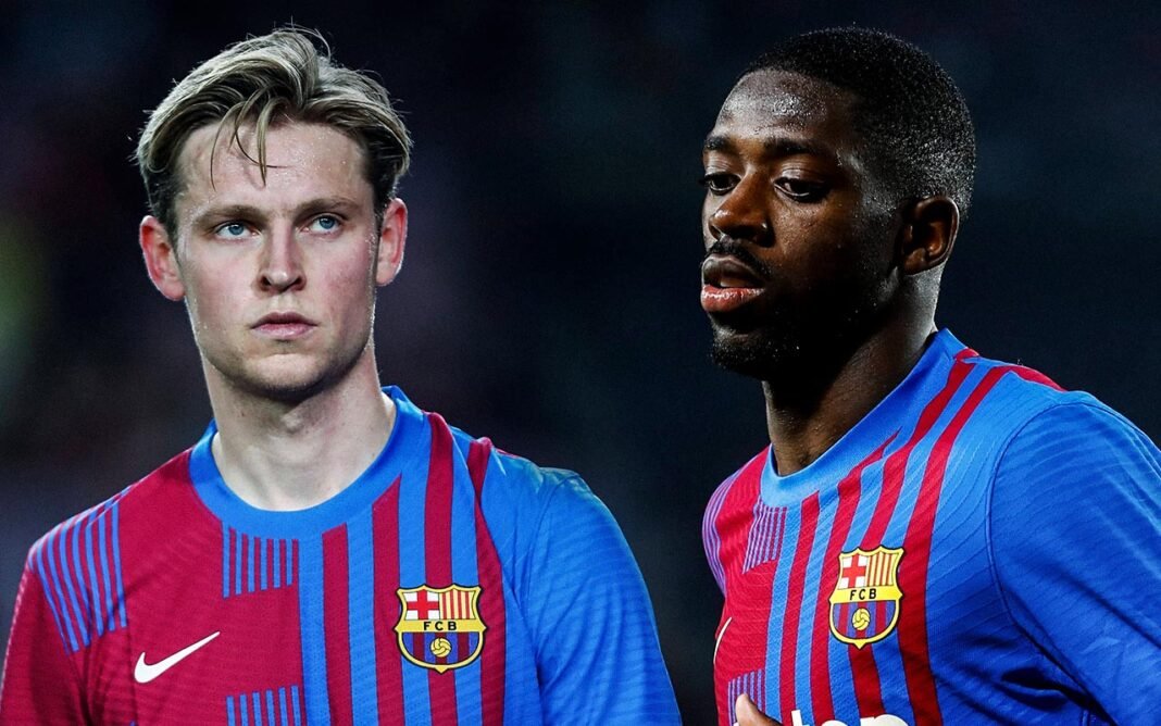 Frenkie de Jong Ousmane Dembélé FC Barcelona