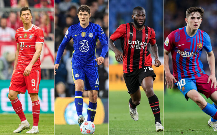 Barcelona-Transfers-und-Verlängerungen FC Barcelona-Transfers-und-Verlängerungen Lewandowski Christensen Kessie Gavi