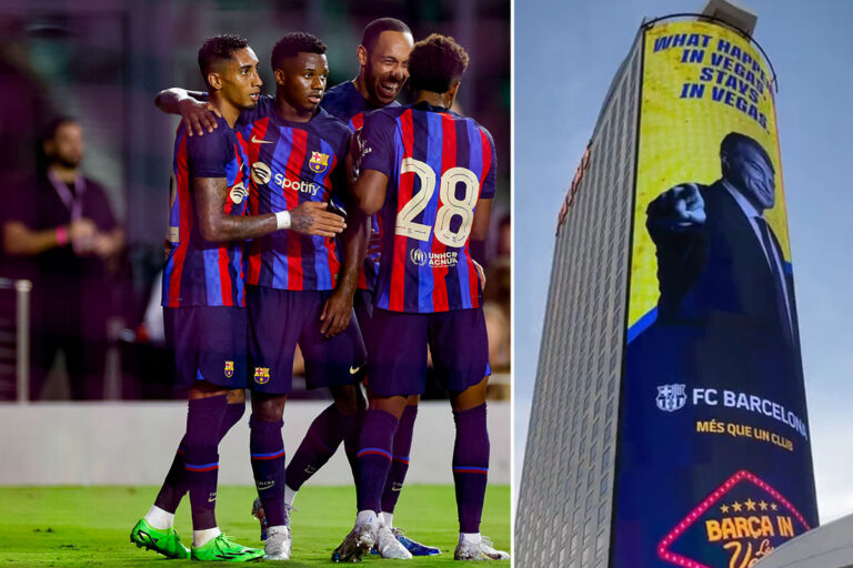 FC Barcelona Las Vegas USA Tour Joan Laporta El Clasico Real Madrid
