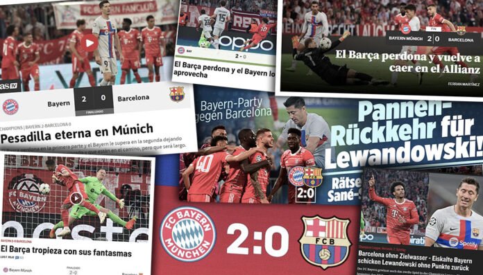 fc bayern fc barcelona pressestimmen champions league