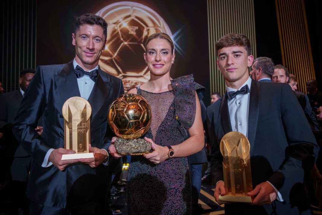 Lewandowski Putellas Gavi FC Barcelona Ballon dOr