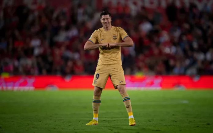 Robert Lewandowski FC Barcelona Mallorca Robert Lewandowski FC Barcelona Mallorca