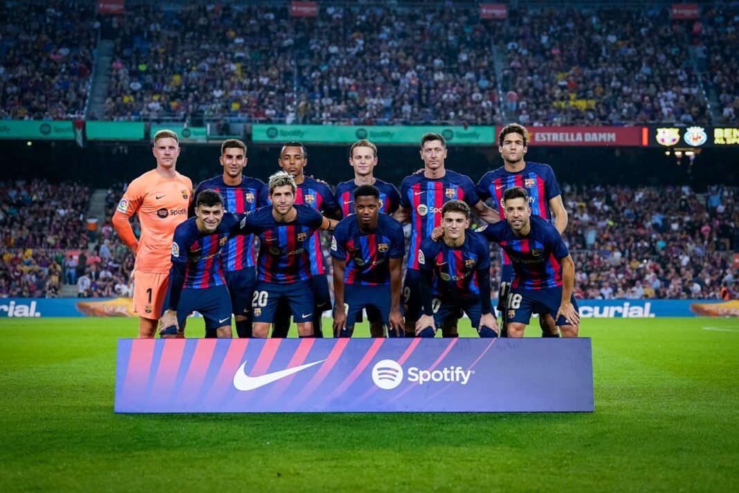 Team FC Barcelona Mannschaft