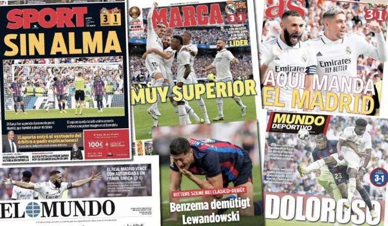 clasico pressestimmen real madrid fc barcelona 2022 23