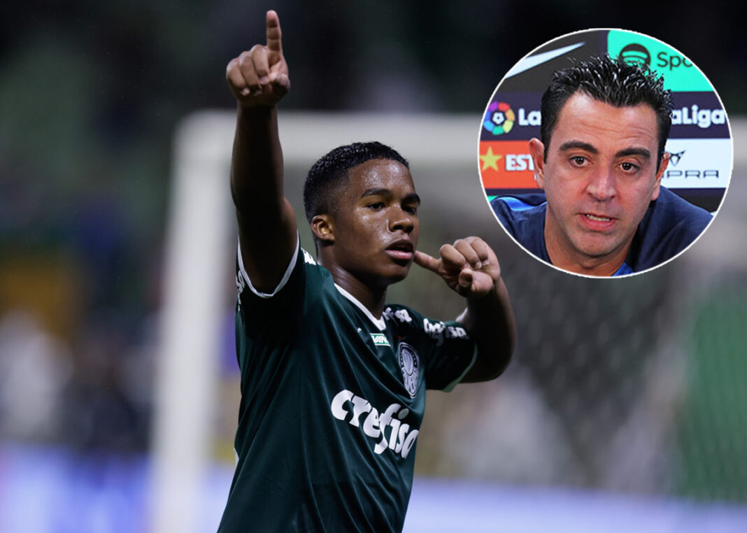 Endrick Palmeiras Xavi FC Barcelona