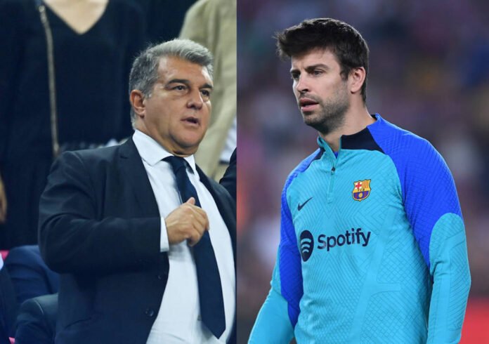 FC Barcelona Laporta Piqué