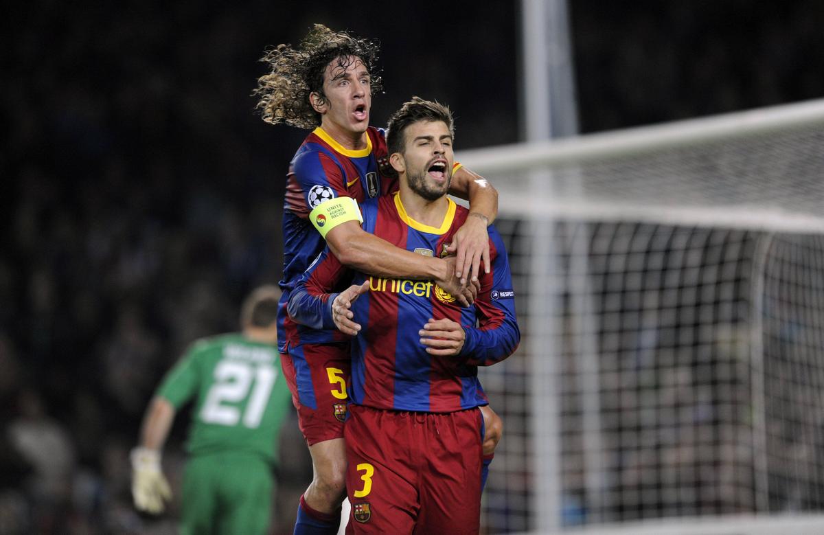 Pique Puyol FC Barcelona