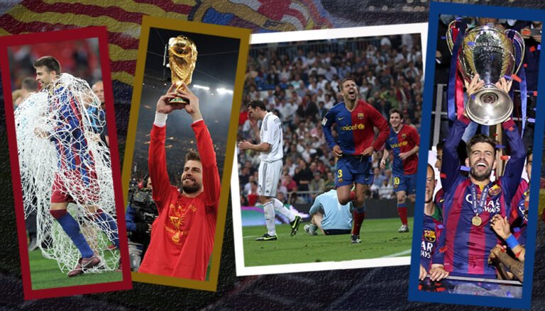 Culé, Titelsammler, Provokateur: Die besten Bilder von Gerard Piqués Karriere