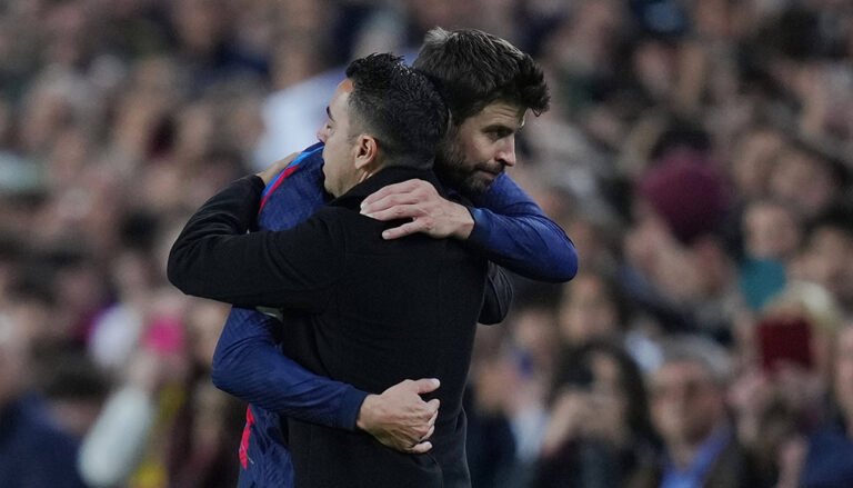 Xavi Gerard Piqué FC Barcelona