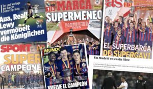 Supercopa Clásico Pressestimmen Real Madrid FC Barcelona