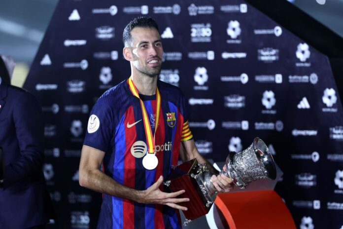Sergio Busquets, FC Barcelona, Supercup, Supercopa de España Sergio Busquets, FC Barcelona, Supercup, Supercopa de España