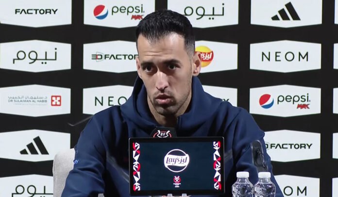 Real Madrid FC Barcelona Supercopa Clásico Sergio Busquets PK Real Madrid FC Barcelona Supercopa Clásico Sergio Busquets PK