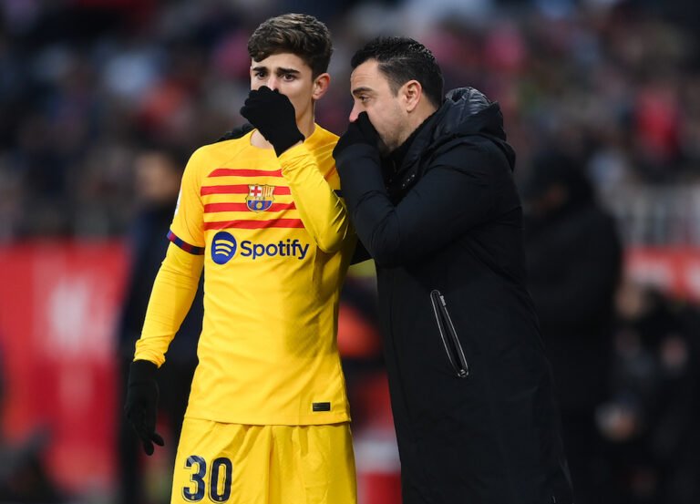 FC Barcelona Gavi Xavi